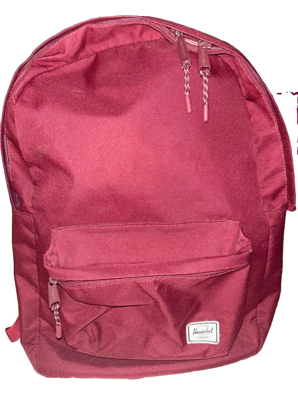 Herschel Supply Company Burgundy Everyday Backpack for School or College kids